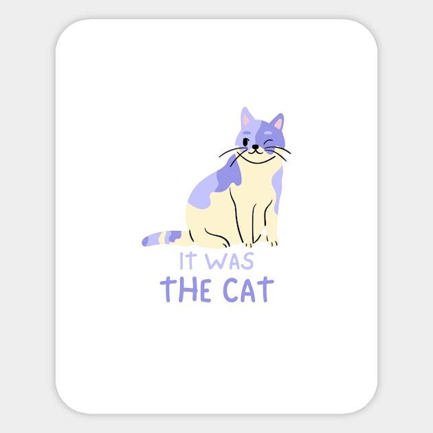 cat Sticker by milicab